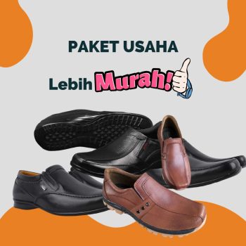Paket Usaha Sepatu kulit Pria 10 Pcs