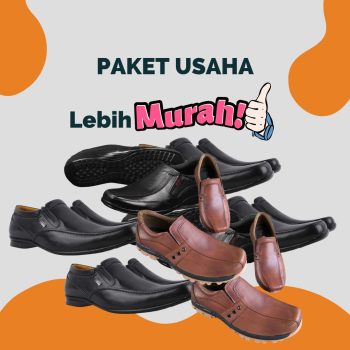 Paket Usaha Sepatu kulit Pria 20 Pcs