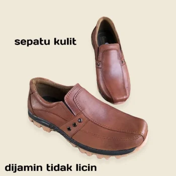 Sepatu Santai Pria Kulit dari Kulit Sapi